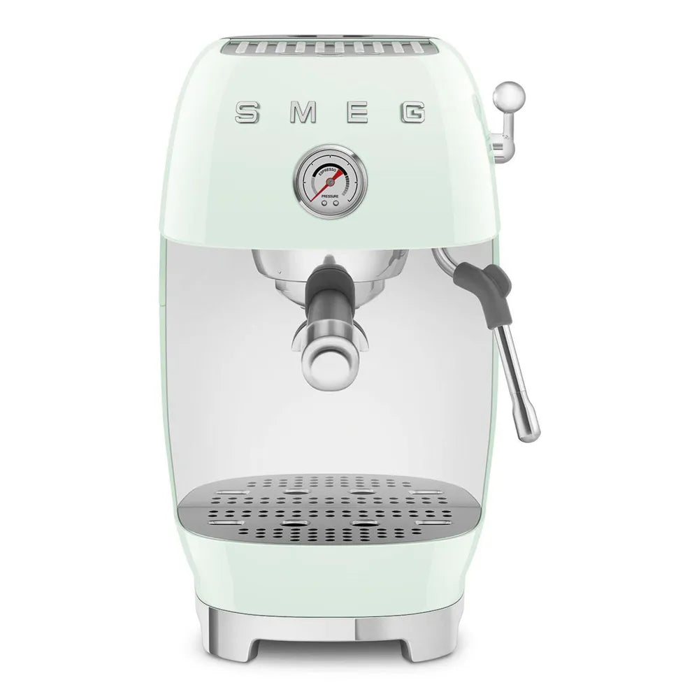 SMEG ECF03PGEU 50's Style Premium-Siebträger-Espresso Machine Pastellgreen