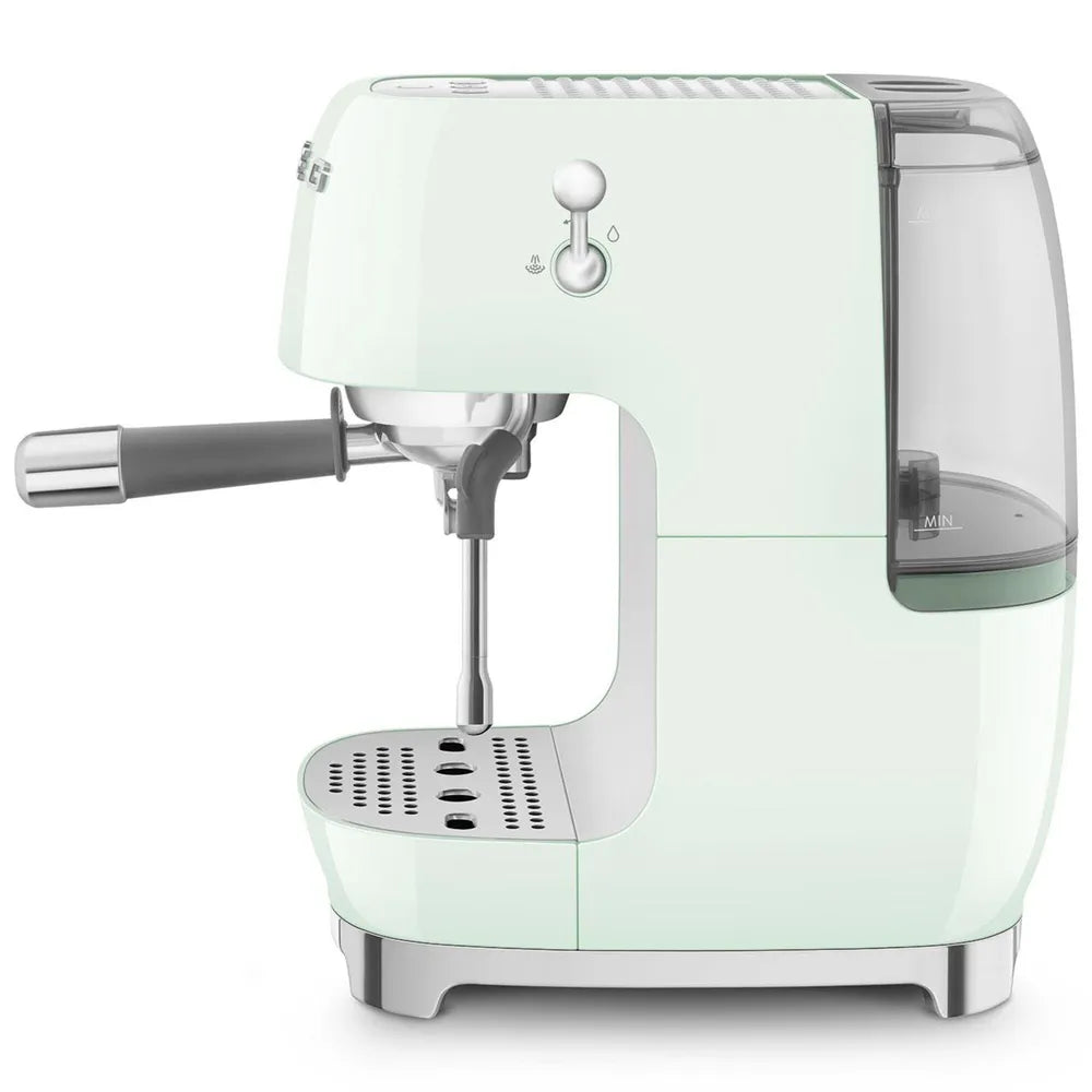 SMEG ECF03PGEU 50's Style Premium-Siebträger-Espresso Machine Pastellgreen