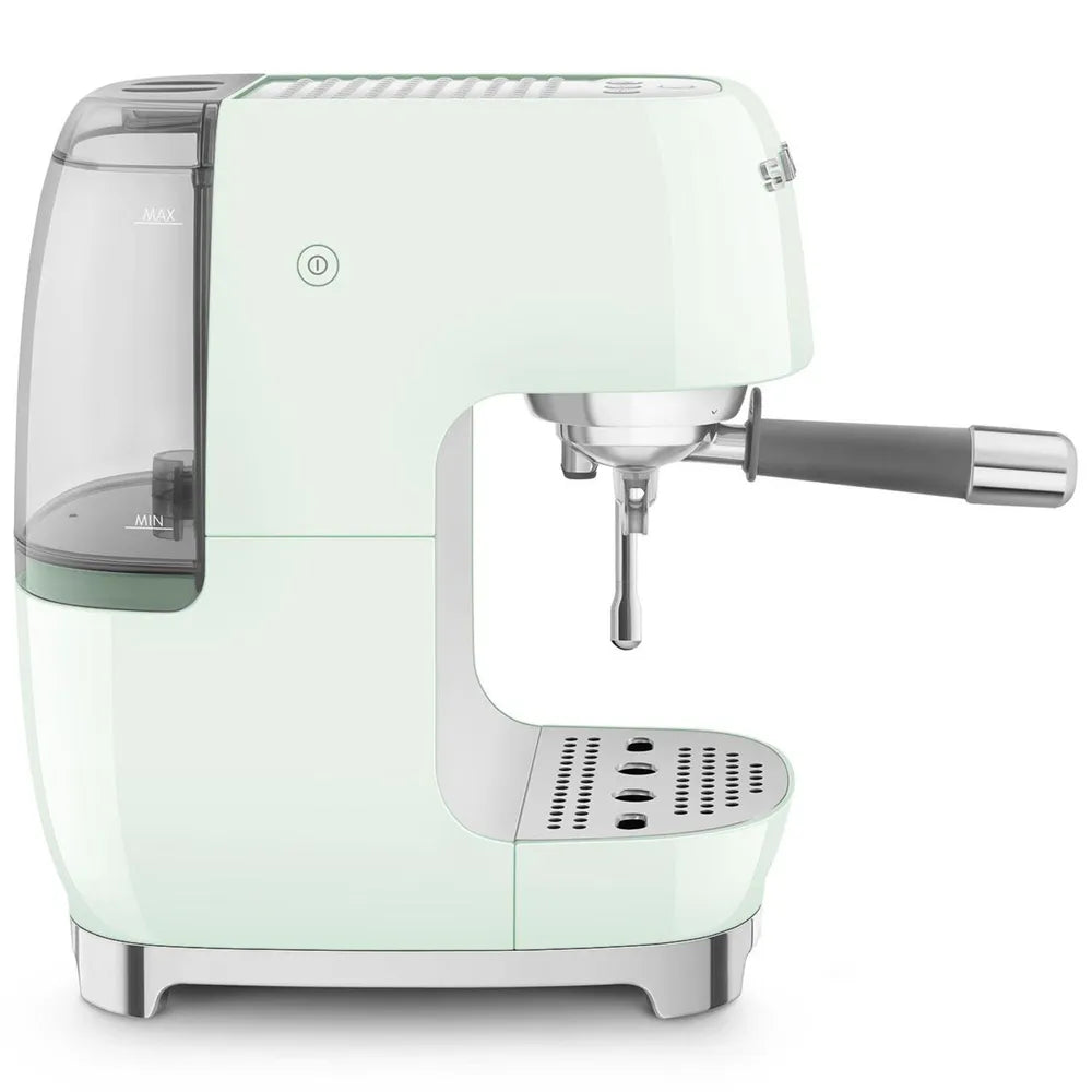 SMEG ECF03PGEU 50's Style Premium-Siebträger-Espresso Machine Pastellgreen