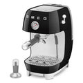 SMEG ECF03BLEU 50's Style Premium-Siebträger-Espresso Machine Black
