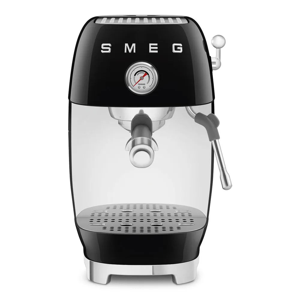 SMEG ECF03BLEU 50's Style Premium-Siebträger-Espresso Machine Black
