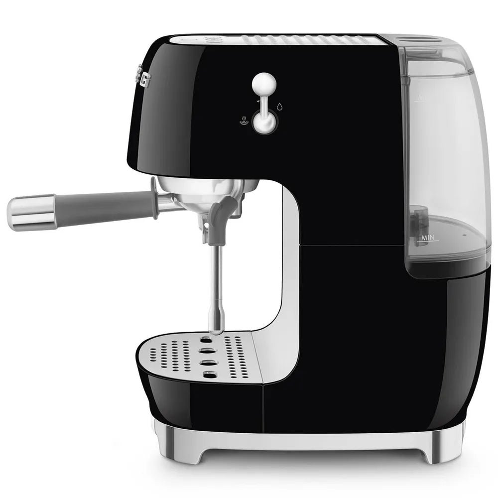 SMEG ECF03BLEU 50's Style Premium-Siebträger-Espresso Machine Black