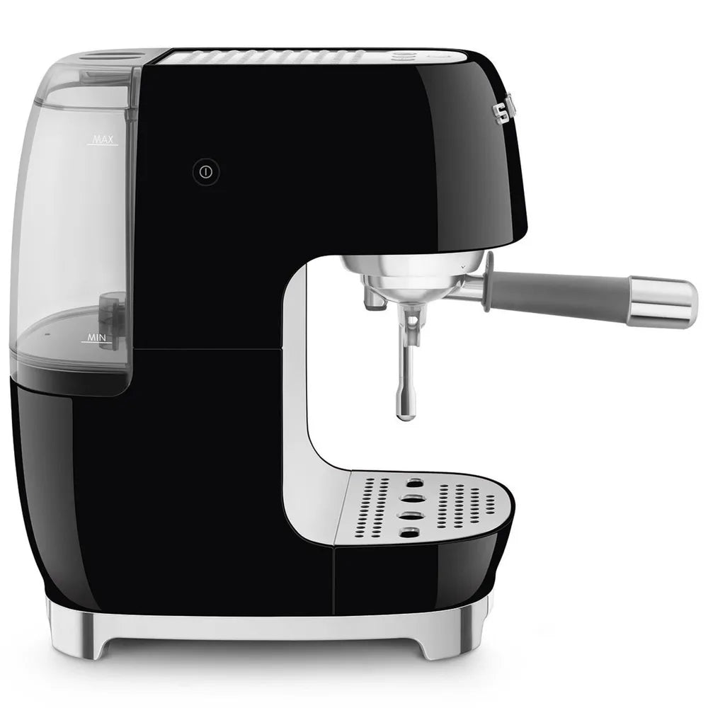 SMEG ECF03BLEU 50's Style Premium-Siebträger-Espresso Machine Black