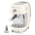 SMEG ECF03CREU 50's Style Premium-Siebträger-Espresso Machine Creme