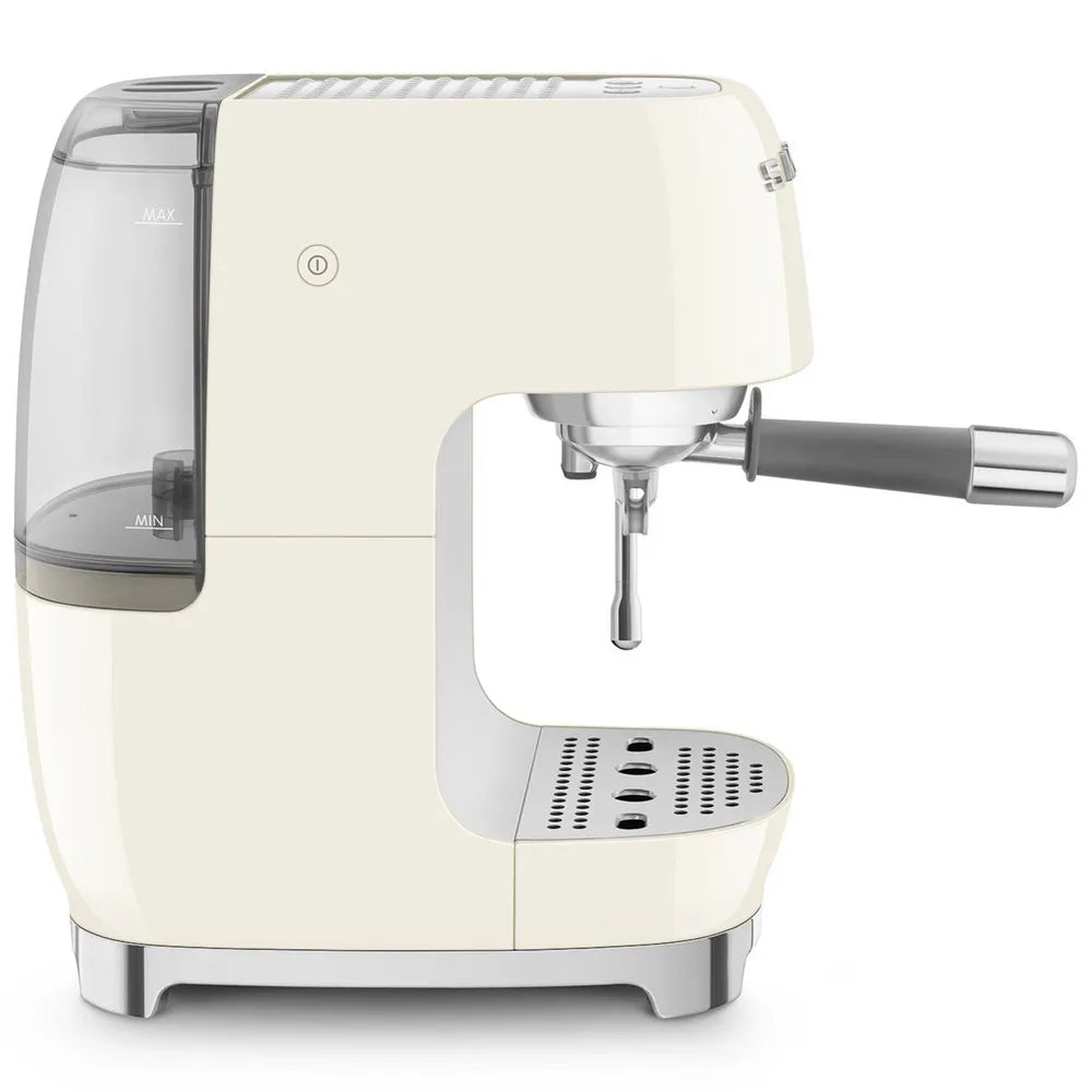 SMEG ECF03CREU 50's Style Premium-Siebträger-Espresso Machine Creme