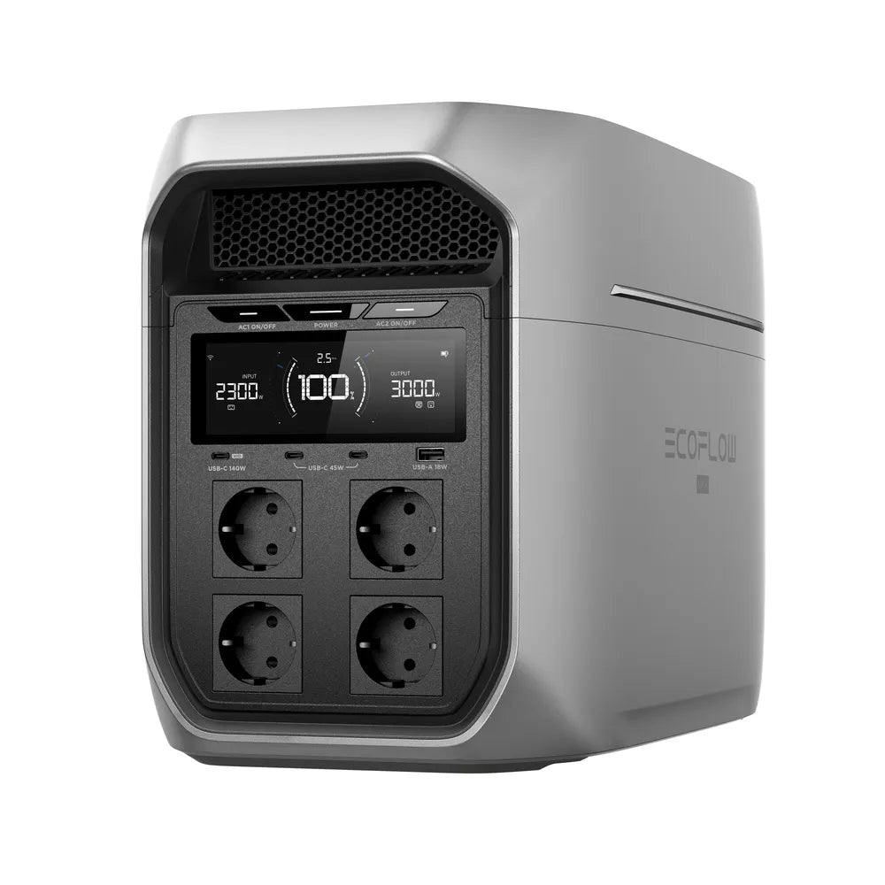 ECOFLOW Delta 3 Max Plus Portable Power Station 2048Wh, 3000w (0% VAT. gem. § 12 Abs. 3 VAT law)