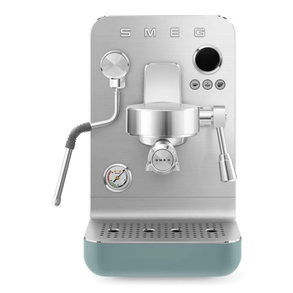 Smeg EMC02EGMEU Minipro Espresso Machine Collezione Ästhetik Emerald-Green