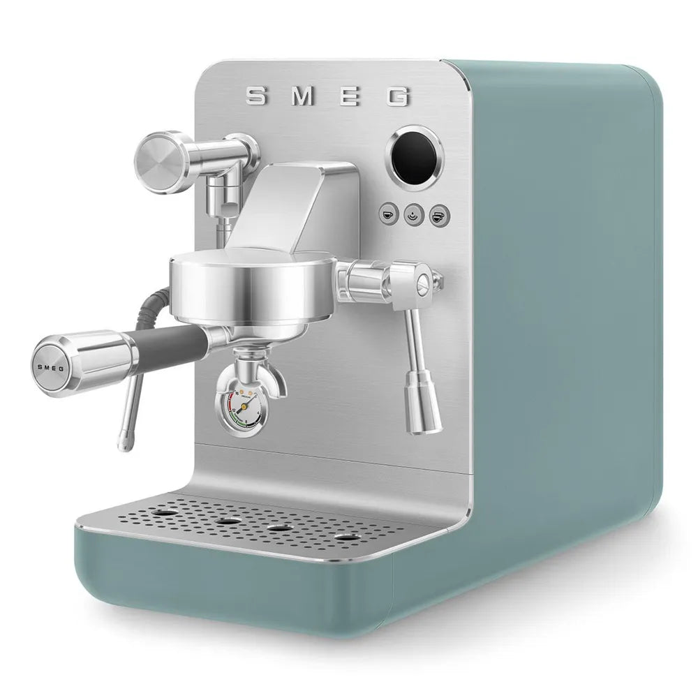 Smeg EMC02EGMEU Minipro Espresso Machine Collezione Ästhetik Emerald-Green