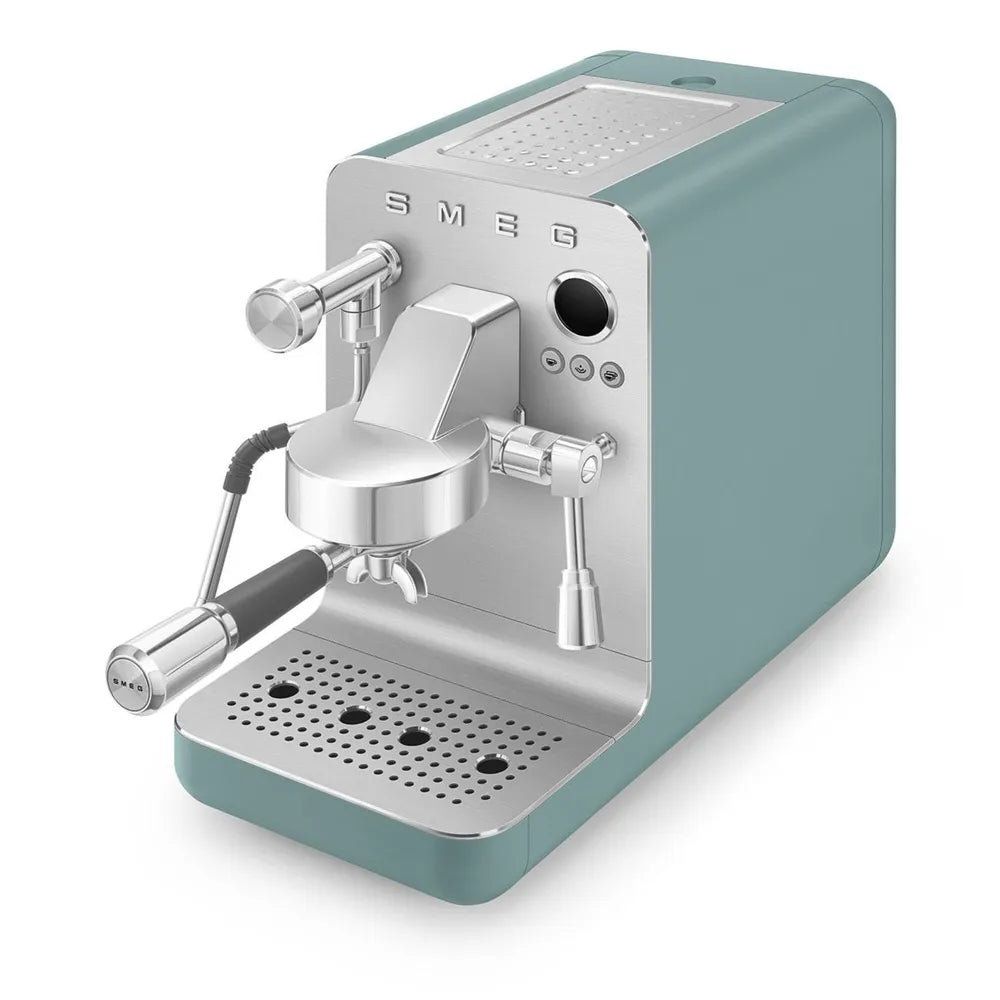 Smeg EMC02EGMEU Minipro Espresso Machine Collezione Ästhetik Emerald-Green