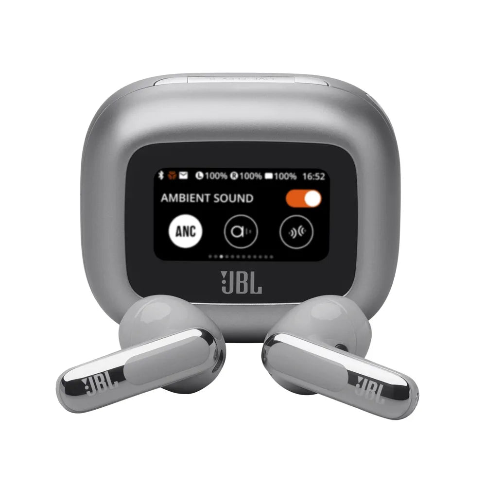 JBL LIVE Flex 3 True-Wireless In-Ear Bluetooth Headphones silver Noise Cancelling