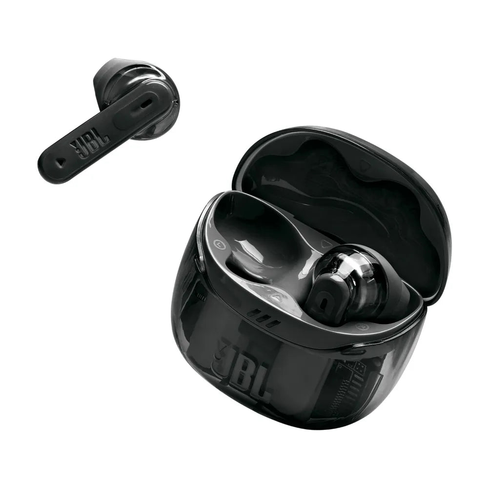 JBL TUNE FLEX 2 - True Wireless In Ear-Headphones Noise Cancelling black transparent
