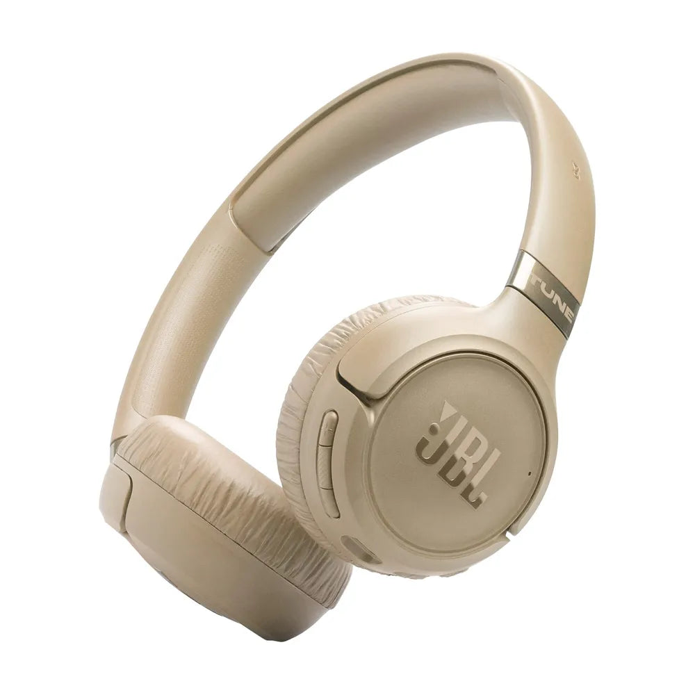 JBL Tune 680NC Noise Cancelling Bluetooth On-Ear Headphones beige