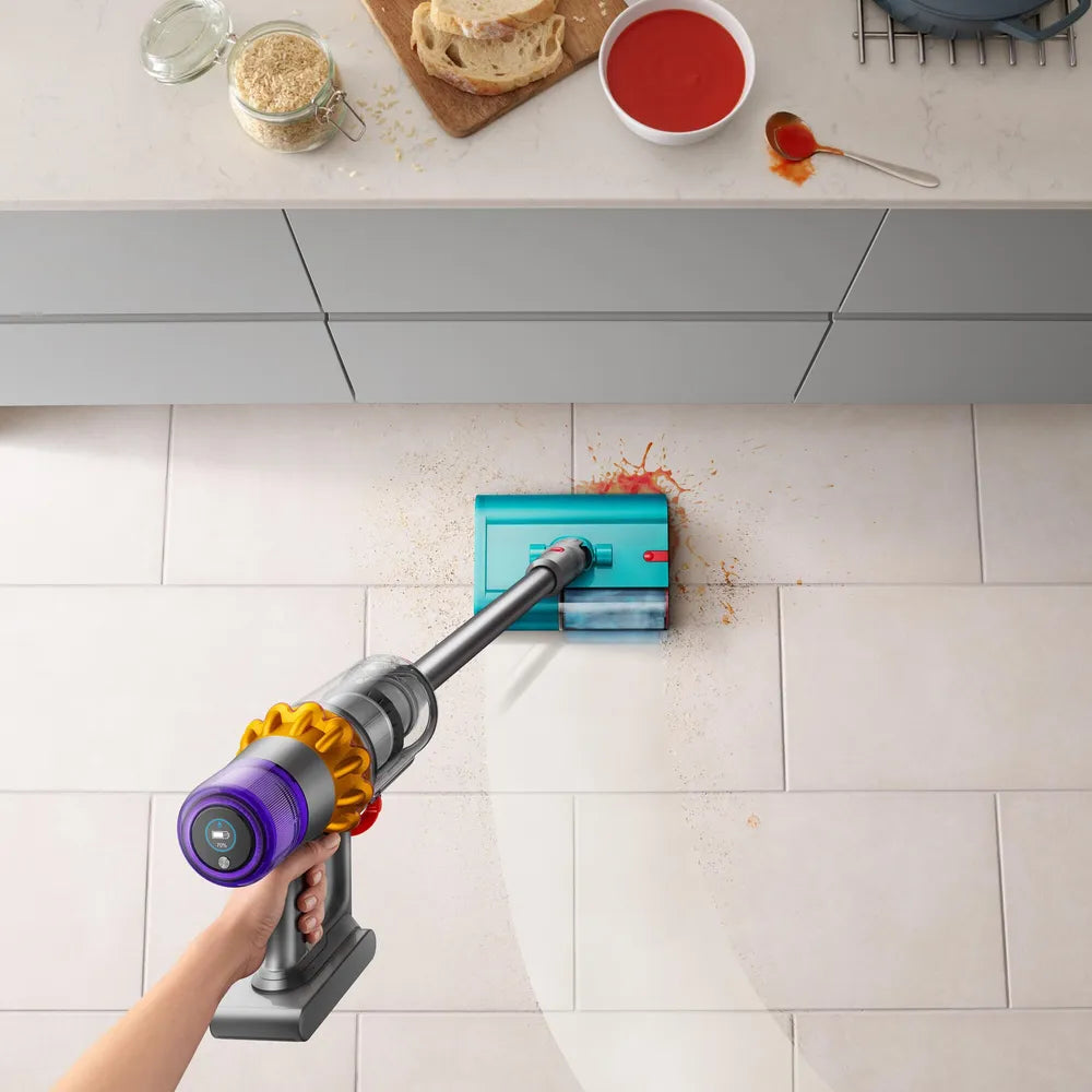 Dyson V15s Detect Submarine Battery-Wischsauger gelb/nickel