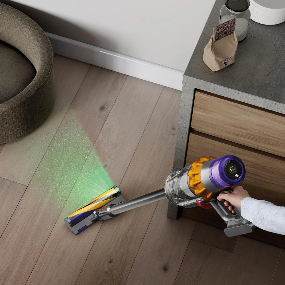 Dyson V15 Detect Absolute Nickel Satin Yellow/ Glanz Nickel