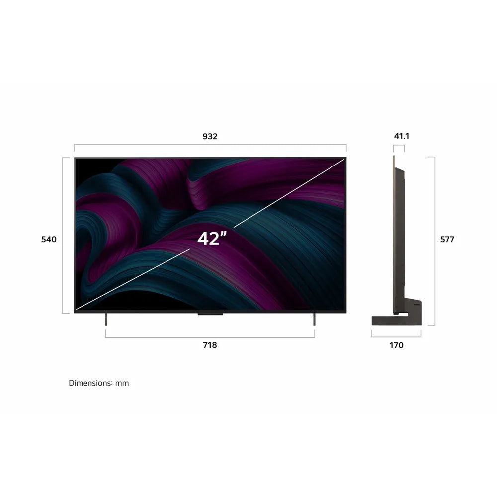 LG OLED42C5ELB 106cm 42" 4K OLED Smart TV TV