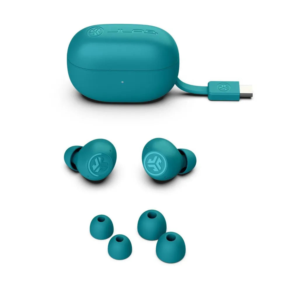 JLab Go Pop True Wireless Headphones with ANC Teal (Green)