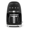 SMEG DCF02BLMEU 50s Style Filter Coffee Machine black/matt
