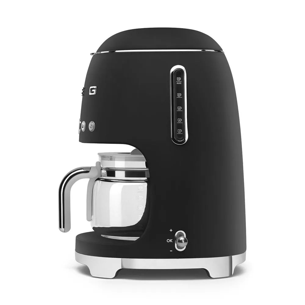 SMEG DCF02BLMEU 50s Style Filter Coffee Machine black/matt