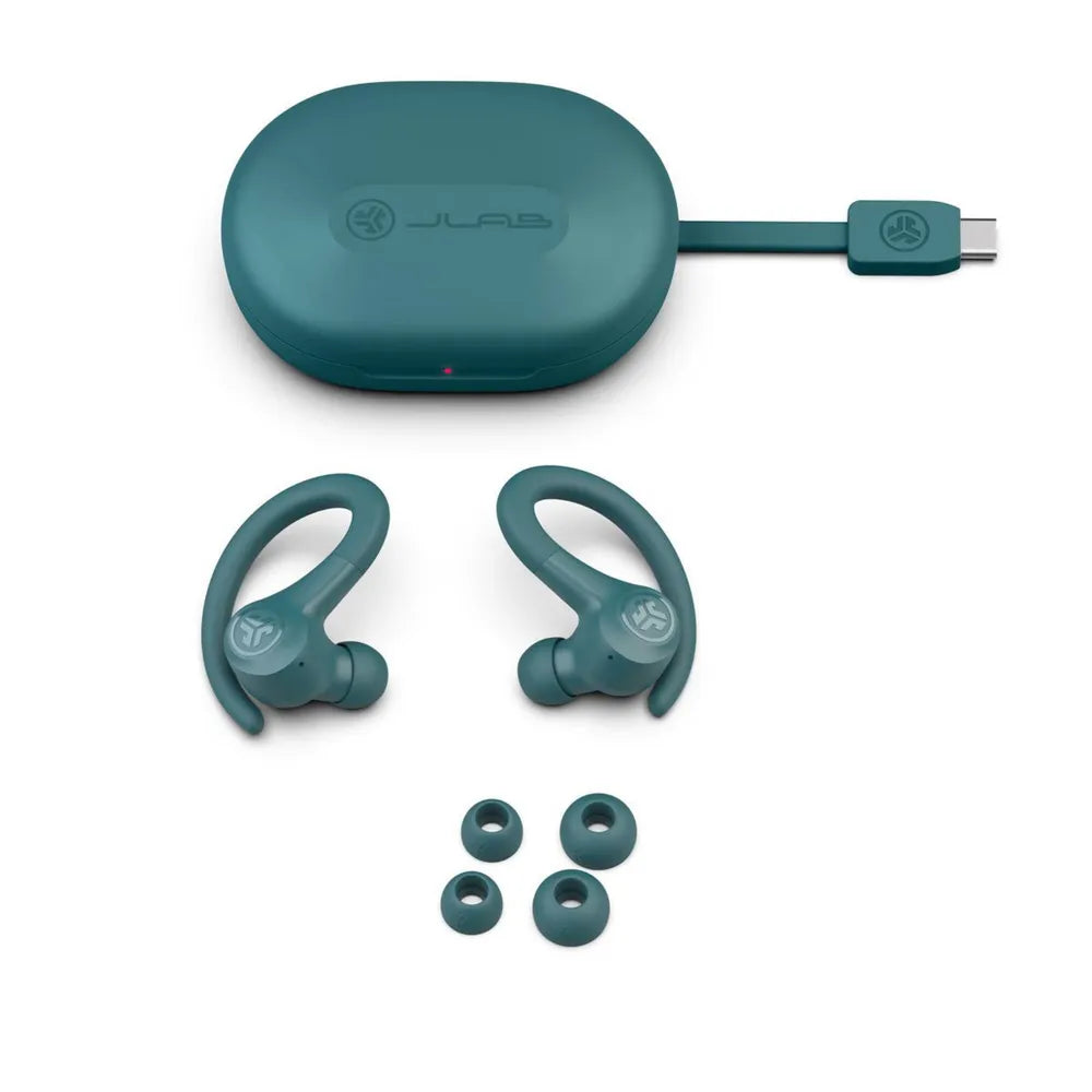 JLab GO Air Sport+ True Wireless Headphones Teal (Green)