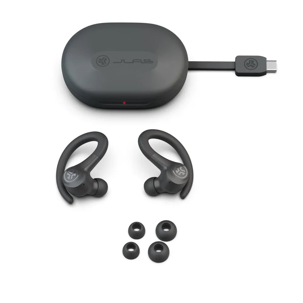JLab GO Air Sport+ True Wireless Headphones Graphite