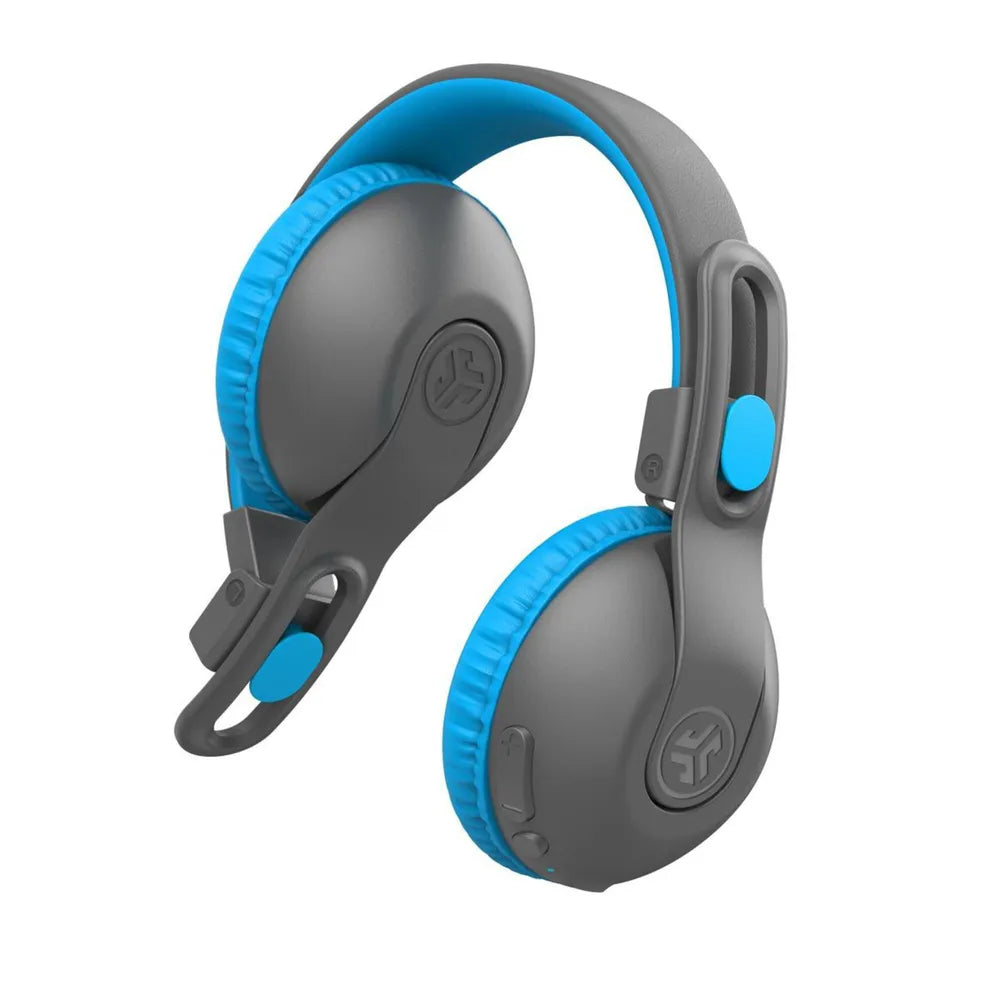 JLab JBuddies Studio 2 Wireless HP Headphones Blue/ Grey (Blue/ Gray)