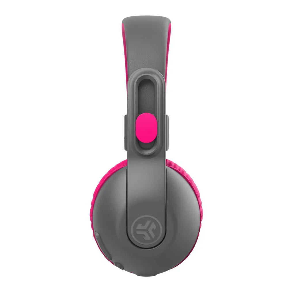 JLab JBuddies Studio 2 Wireless HP Headphones Gray Pink (Gray/ Pink)