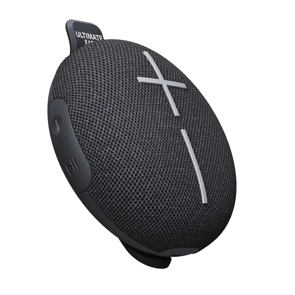 Ultimate Ears MINIROLL Black, Mini Bluetooth Speaker (A2DP), PartyUp Function, IP67- certified