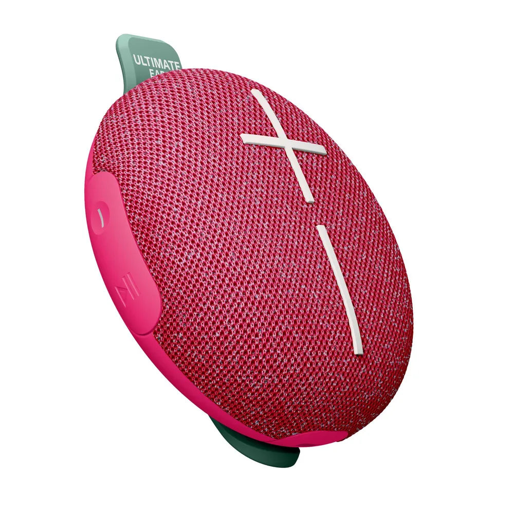 Ultimate Ears MINIROLL Pink, Mini Bluetooth Speaker (A2DP), PartyUp Function, IP67- certified