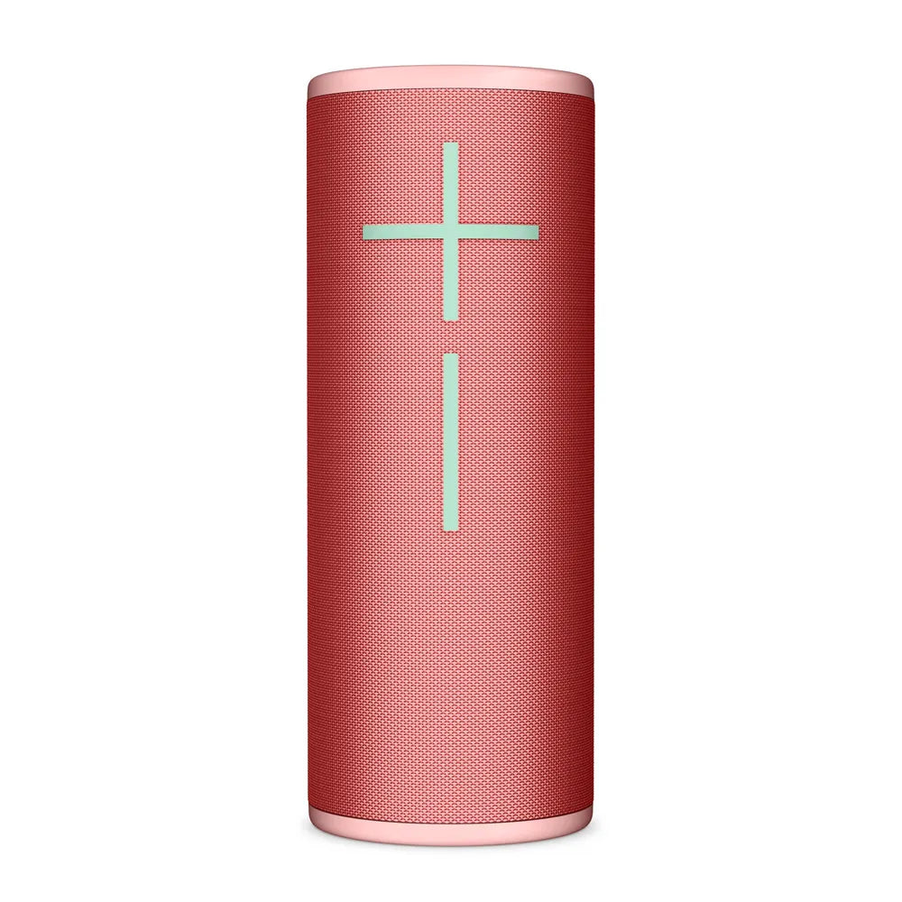 Ultimate Ears BOOM 4 Erdbeere/Red Kompakter Bluetooth Speaker (A2DP), 360- Degree- Soand, PartyUp Function, IP67- certified