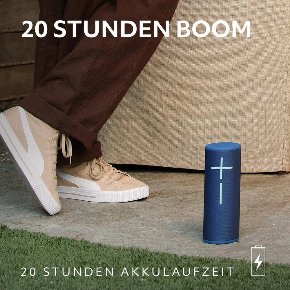 Ultimate Ears MEGABOOM 4 Erdbeere/Red, Bluetooth Speaker (A2DP), 360- Degree- Soand, PartyUp Function, IP67- certified