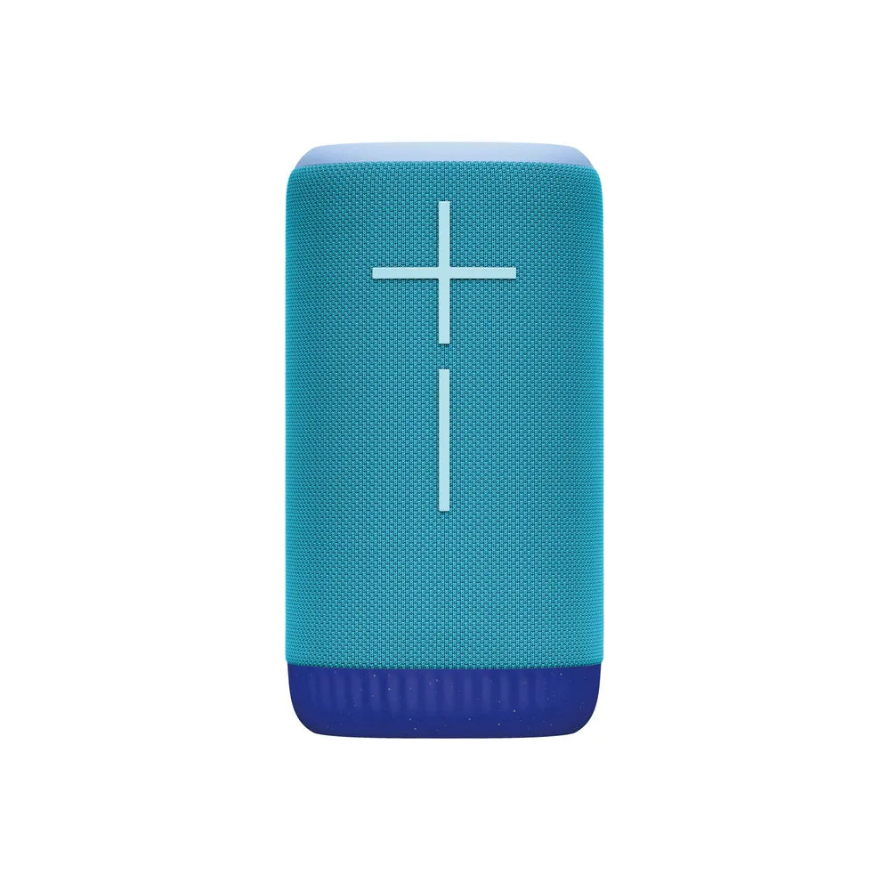 Ultimate Ears EVERBOOM Azurblue, Bluetooth Speaker (A2DP), 360- Degree-Soand, PartyUp Function, IP67- certified, anpassbarem EQ