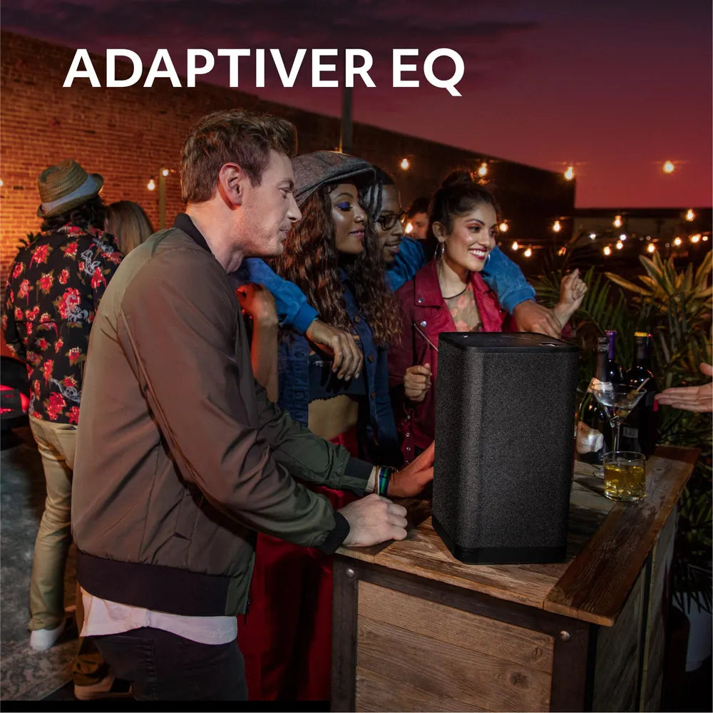 Ultimate Ears HYPERBOOM Black, Bluetooth Speaker (A2DP), PartyUp Function, One-Touch-Musiksteuerung, Adaptiver EQ