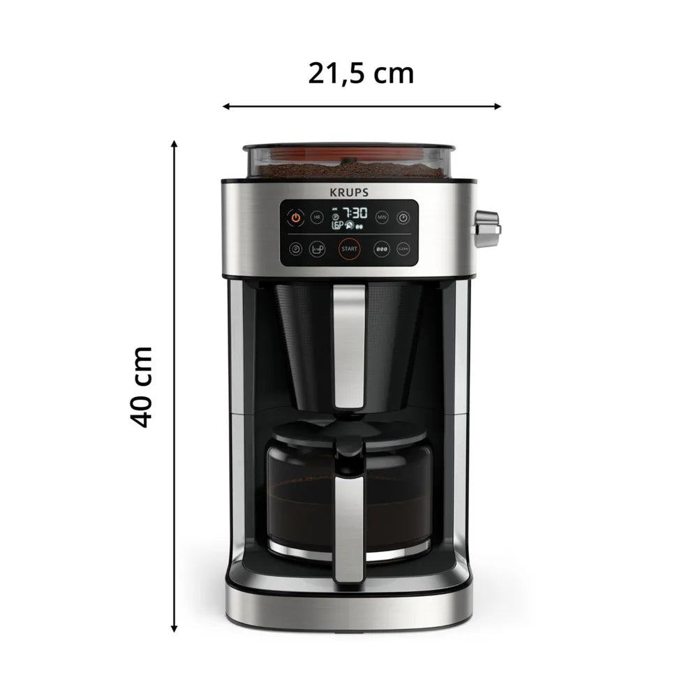 Krups KM 760D Aroma Coffee Machine Black 2-10 Cups