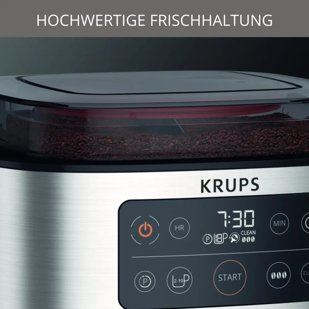 Krups KM 760D Aroma Coffee Machine Black 2-10 Cups
