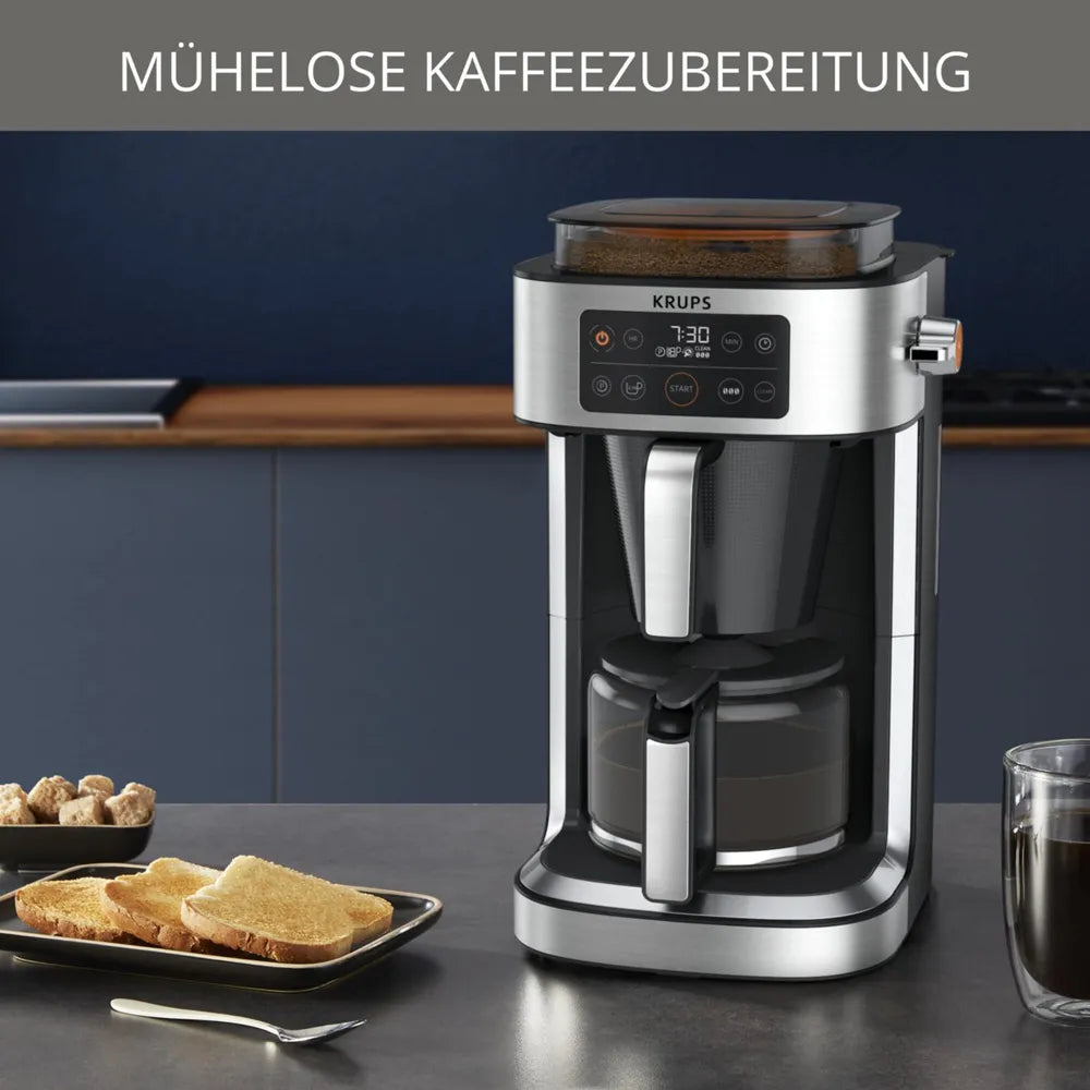 Krups KM 760D Aroma Coffee Machine Black 2-10 Cups