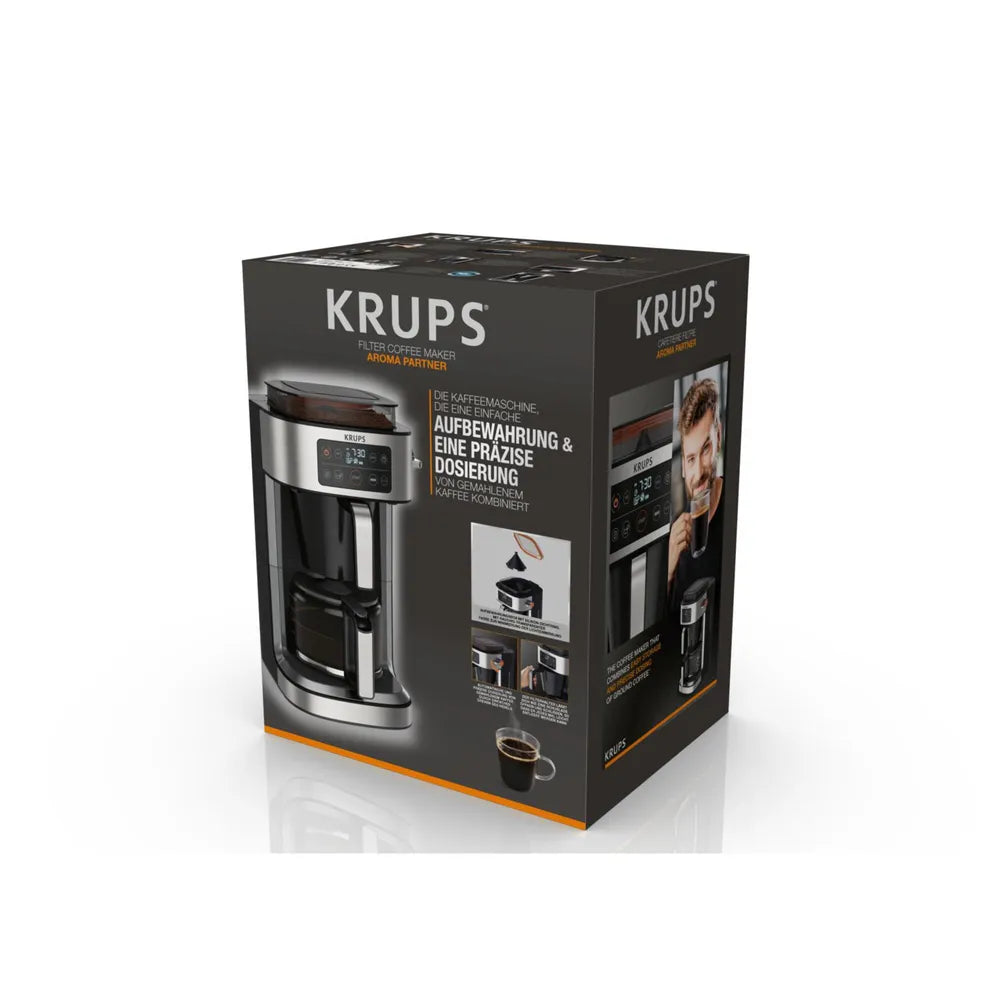 Krups KM 760D Aroma Coffee Machine Black 2-10 Cups