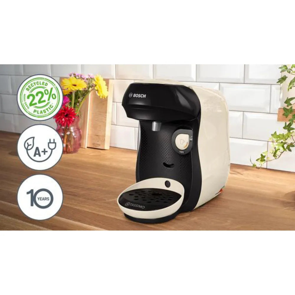 Bosch TAS107E TASSIMO Multi-Getränke-Automat HAPPY friendly cream