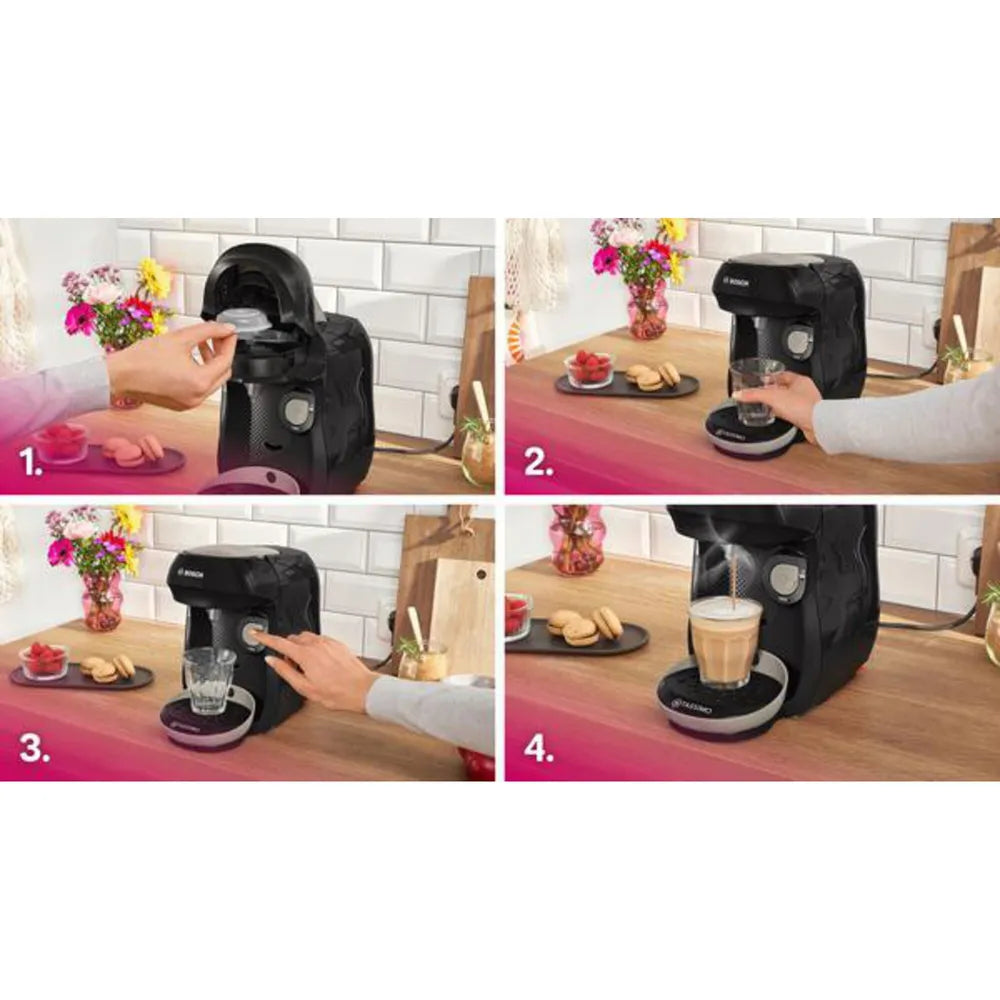 Bosch TAS109E TASSIMO Multi-Getränke-Automat HAPPY friendly black/beige