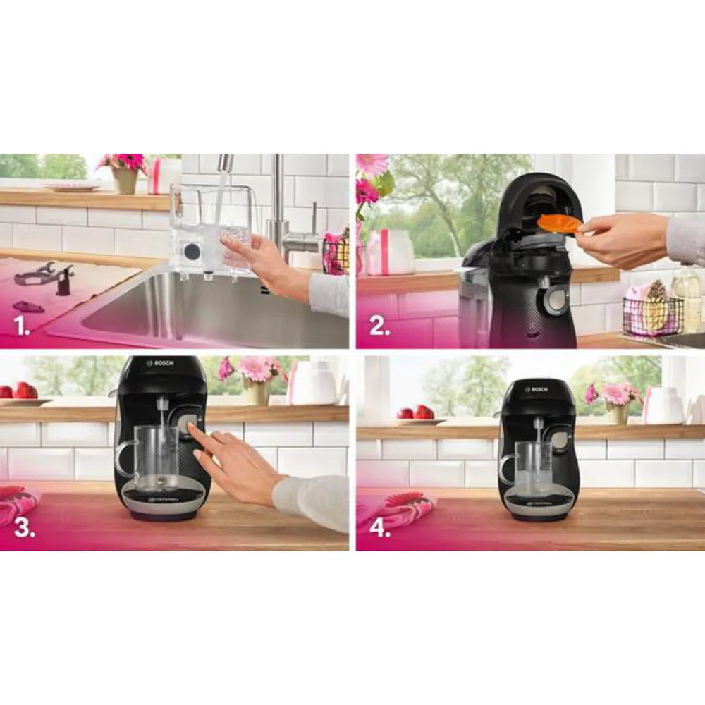 Bosch TAS109E TASSIMO Multi-Getränke-Automat HAPPY friendly black/beige