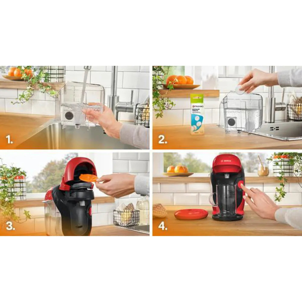 Bosch TAS113E TASSIMO Multi-Getränke-Automat STYLE friendly just red