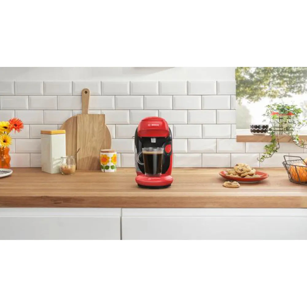 Bosch TAS113E TASSIMO Multi-Getränke-Automat STYLE friendly just red