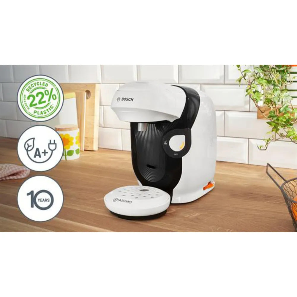 Bosch TAS114E TASSIMO Multi-Getränke-Automat STYLE friendly snow white