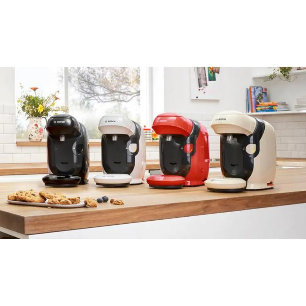 Bosch TAS114E TASSIMO Multi-Getränke-Automat STYLE friendly snow white