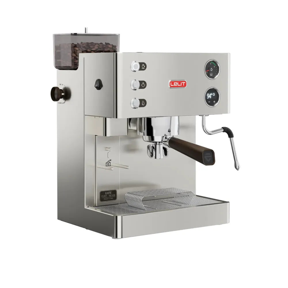 Lelit PL82T Siebträger Espresso Machine with integrierter Kaffeemühle