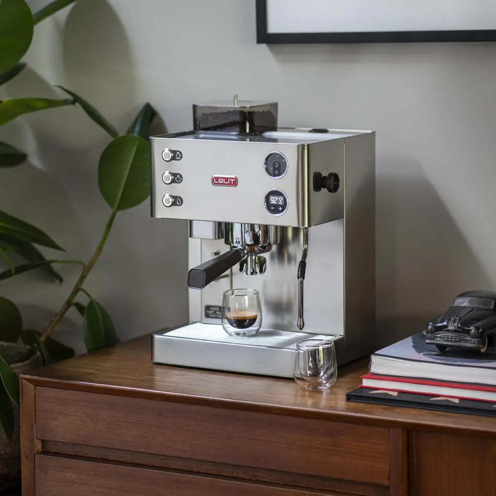 Lelit PL82T Siebträger Espresso Machine with integrierter Kaffeemühle