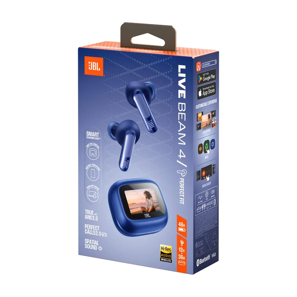 JBL Live Beam 4 ANC True wireless Bluetooth In-Ear Headphones blue