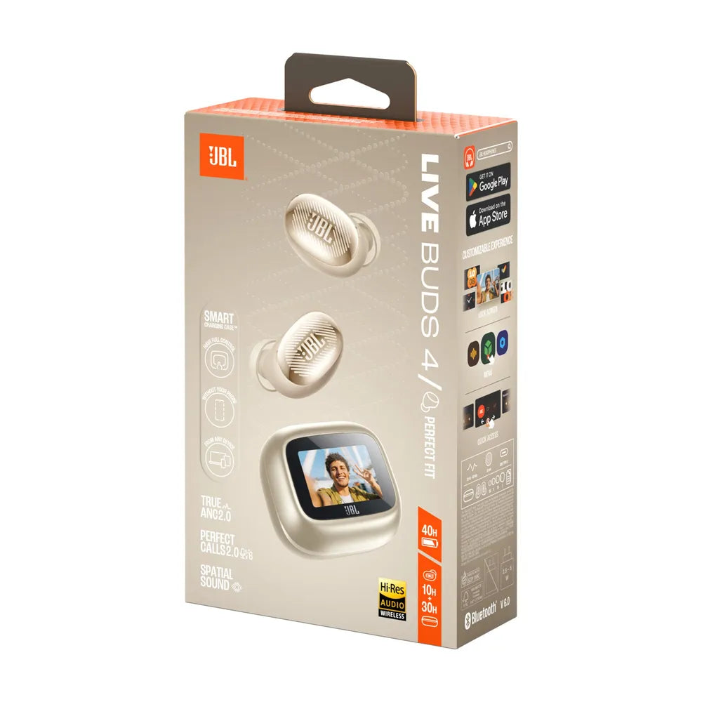 JBL Live Buds 4 ANC True wireless Bluetooth In-Ear Headphones beige