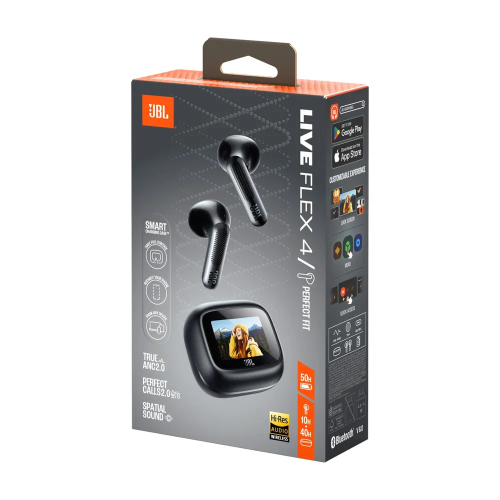 JBL LIVE Flex 4 True-Wireless In-Ear Bluetooth Headphones black Noise Cancelling
