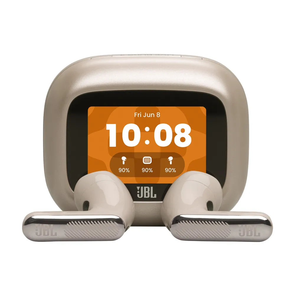 JBL LIVE Flex 4 True-Wireless In-Ear Bluetooth Headphones beige Noise Cancelling