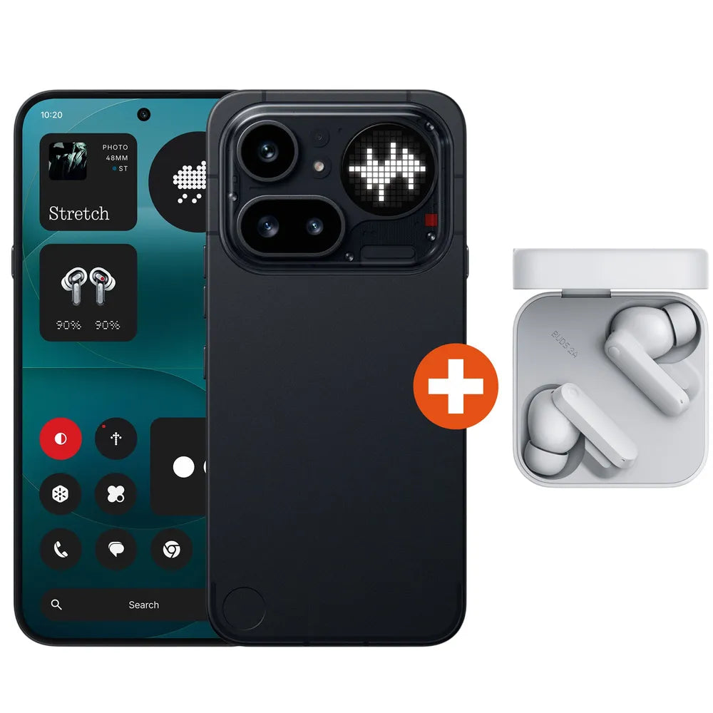 Nothing Phone (4a) Pro 12/256GB Dual-SIM black Android 16 Smartphone + CMF Buds 2a Wirelesse In-Ear Headphones